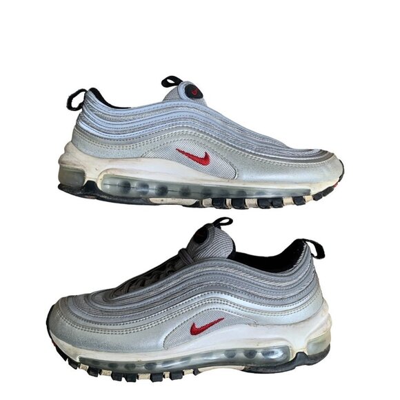Rare 2014 Nike Air Max 97 Silver Bullet Size 5.5 - Picture 8 of 13
